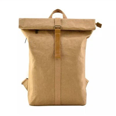 Mochilas de papel laváveis ​​veganas