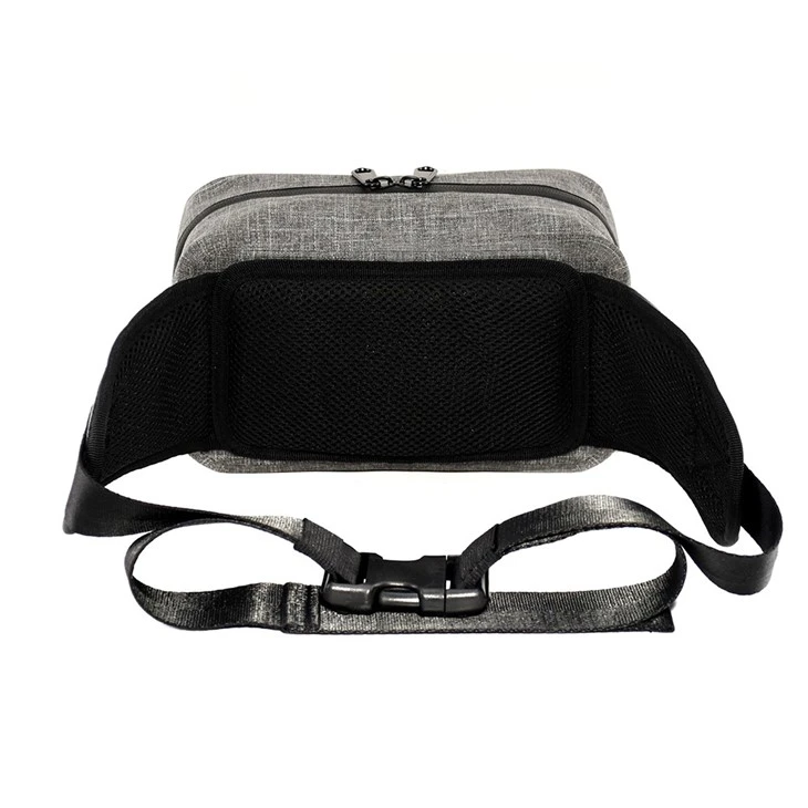 Fashion Gray Waterproof Waist Bag