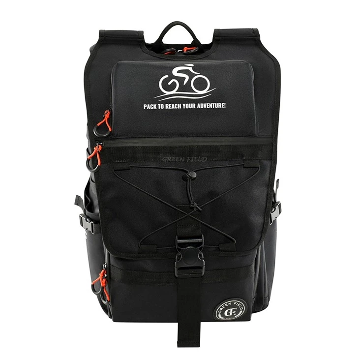Mochila portátil para ciclismo com casca dura
