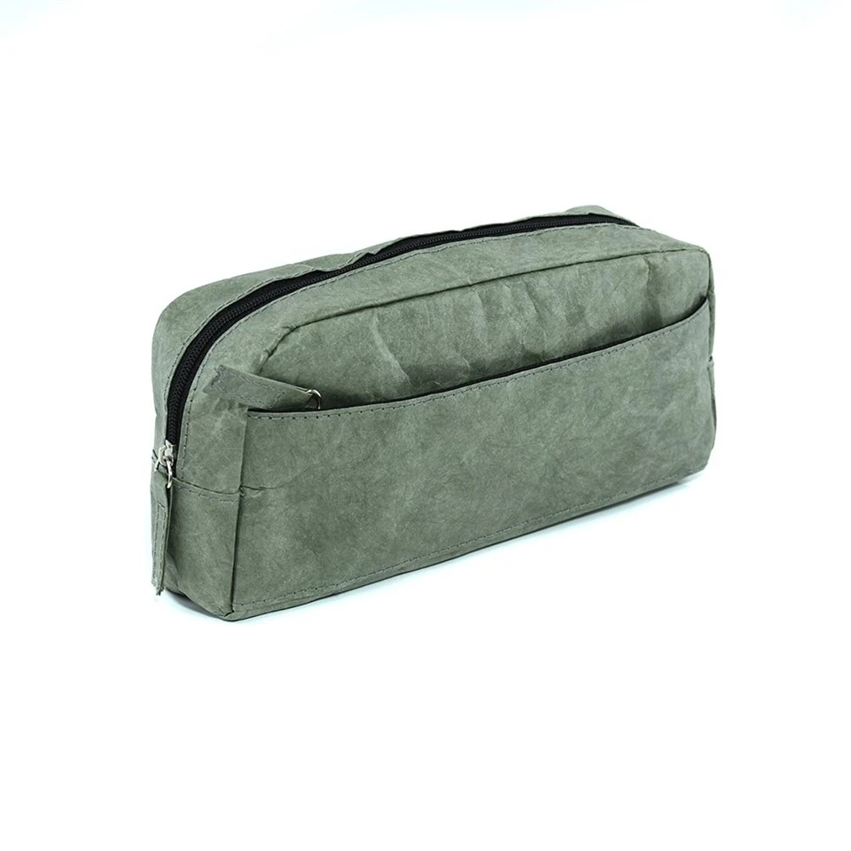Green Tyvek Cosmetic Bag